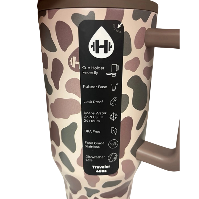 Duck Camo 40oz Bottle