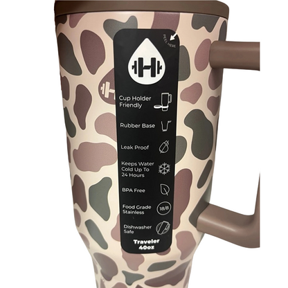 Duck Camo 40oz Bottle